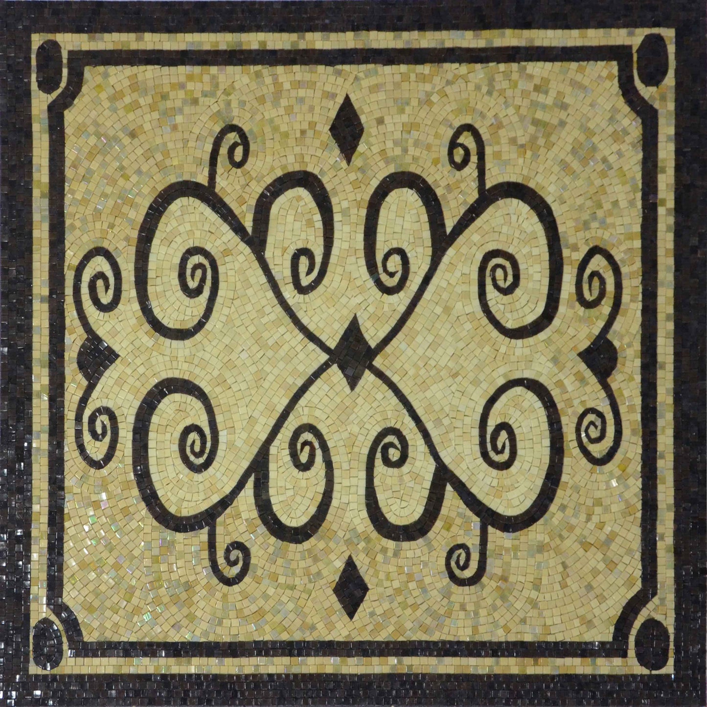 Glass Mosaic Art - Geometric Design