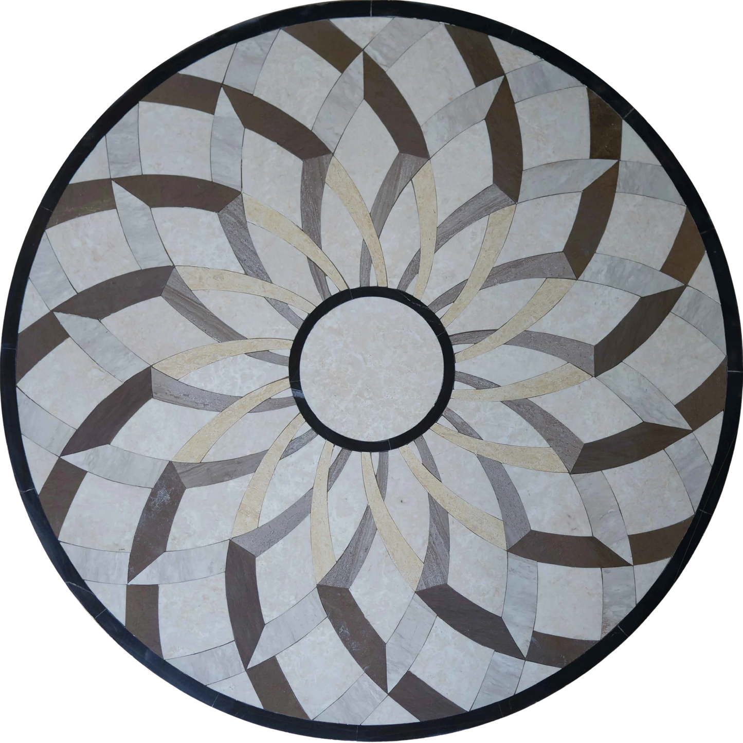 Mosaic Flower Design - Mosaic Medallion
