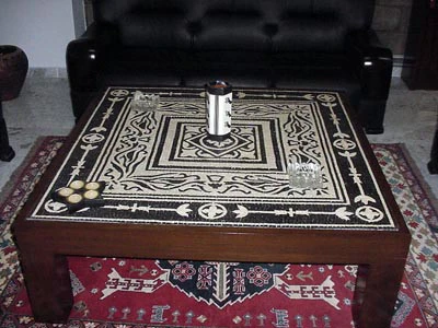 Geometric Flower Mosaic Panel - Nala