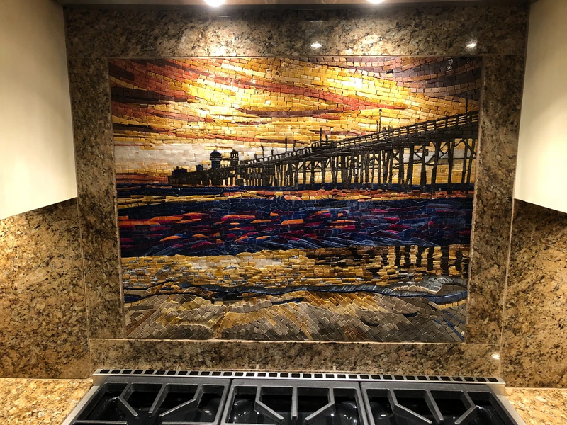 Abstract Mosaic - The Sunset Walk