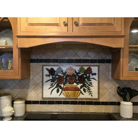 Mosaic Designs - 3D Oval Flower Basket