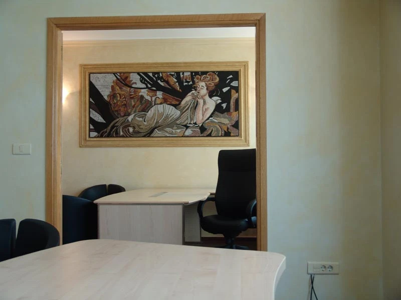 Mosaic Reproduction - Alphonse Mucha Dusk" "