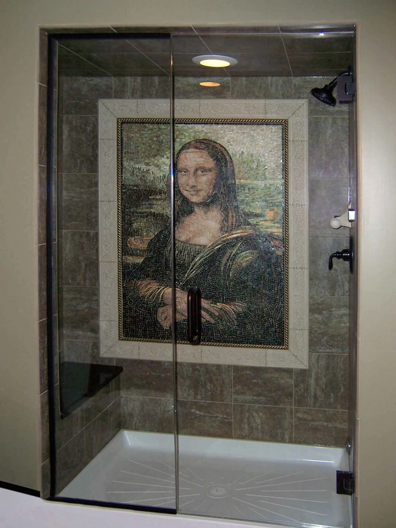 Leonardo Da Vinci Mona Lisa" - Mosaic Reproduction "