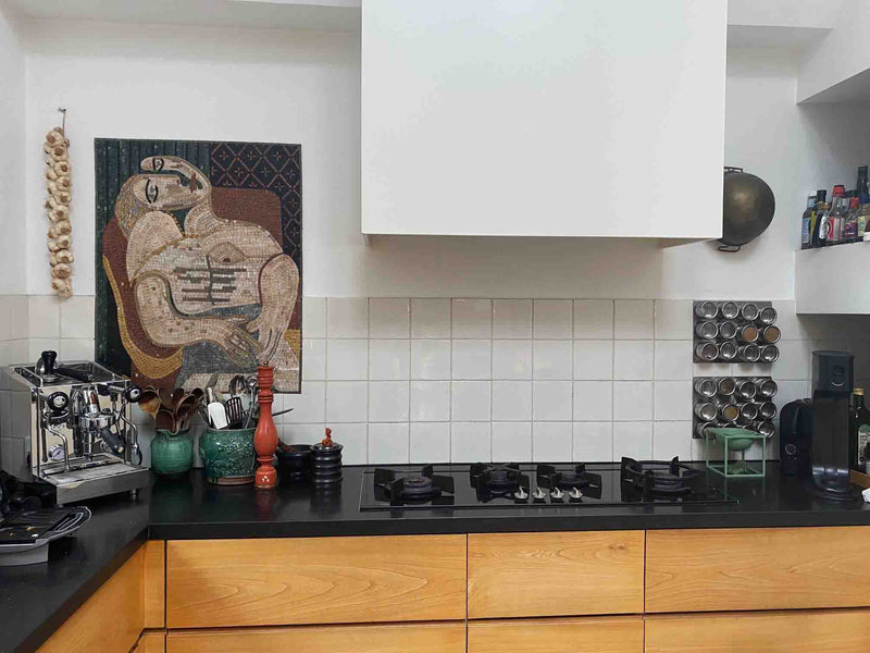 Pablo Picasso Le R Ve" - Mosaic Reproduction "