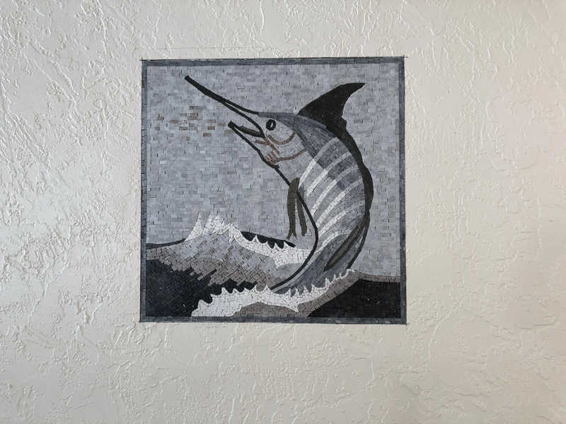 Sword Fish Mosaic