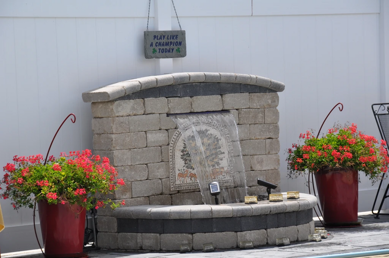 Marble Mosaic - Arched Green Tree