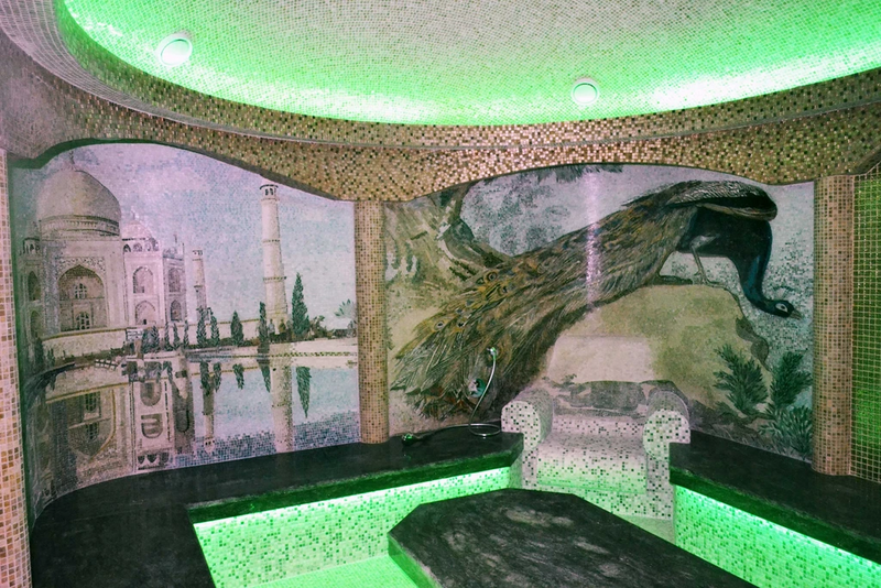 Mosaic Art - Peacock on a rock