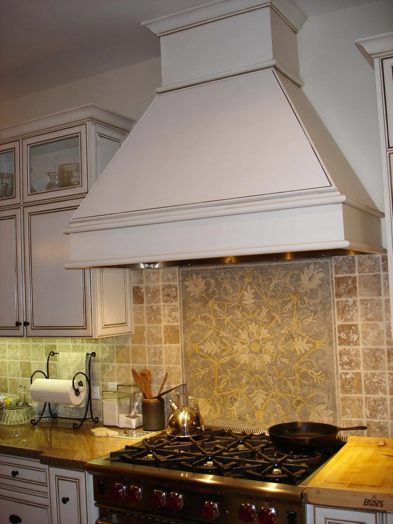 Ornamental Floral Mosaic Square - Hana