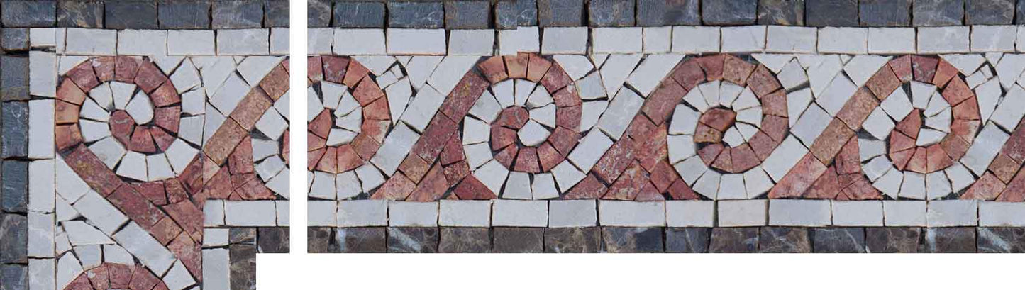 Wave Pattern - Mosaic Corner