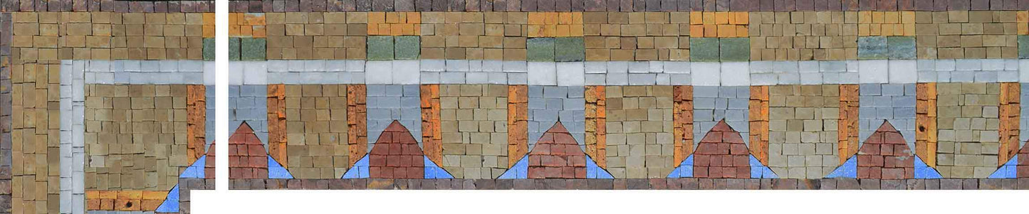 Mosaic Corner - Kilim Pattern