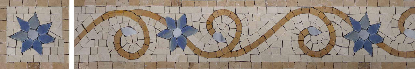 Marble Floral Corner - Rustic Floral Corner