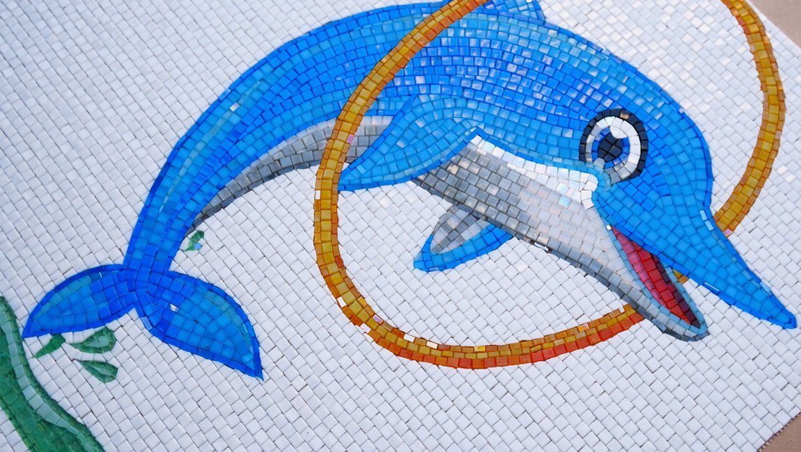 Lil Stunter Dolphin - Comic Mosaic