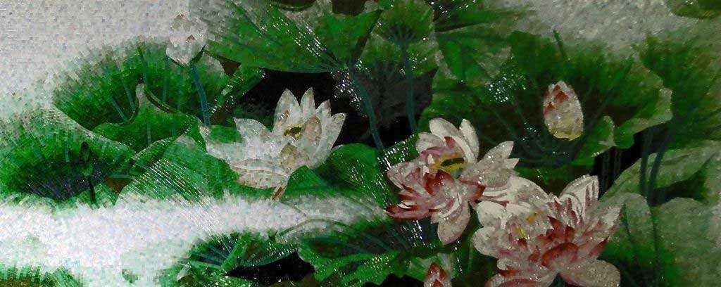 Mosaic Wall Art - River Rose