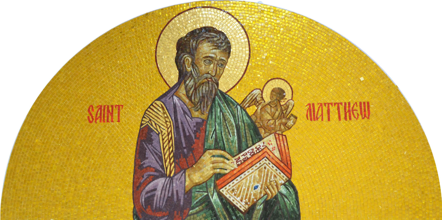 Saint Matthew - Glass Mosaic