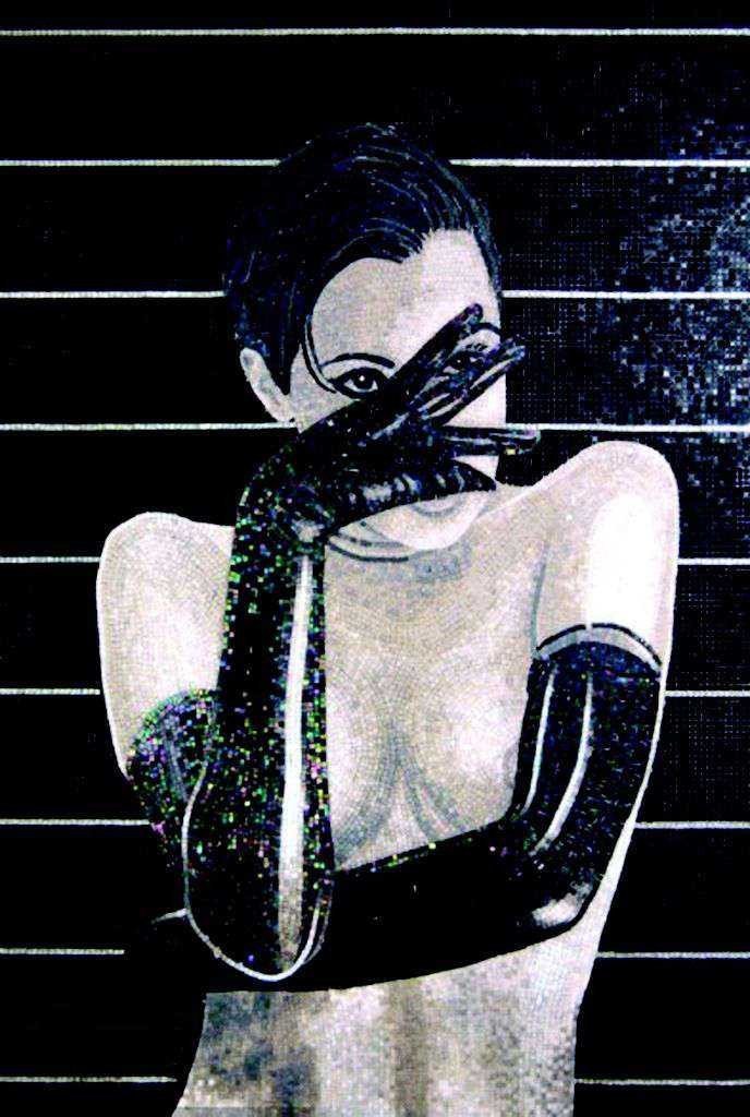 Mosaic - Burlesque Rose de Noir