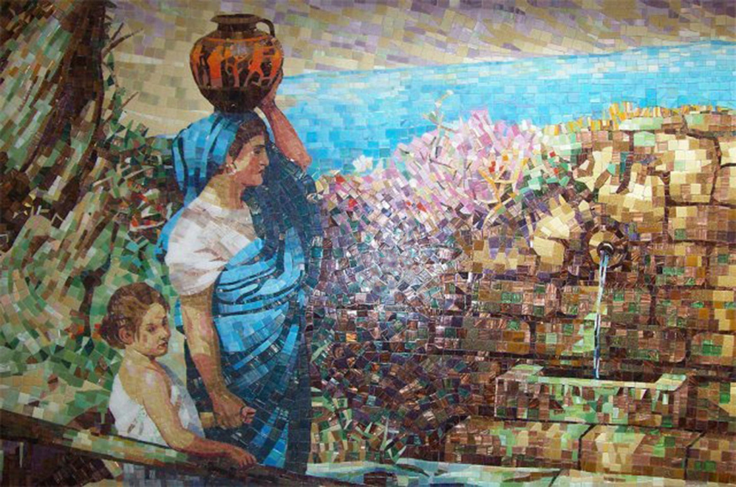 Mother and Child Mosaic