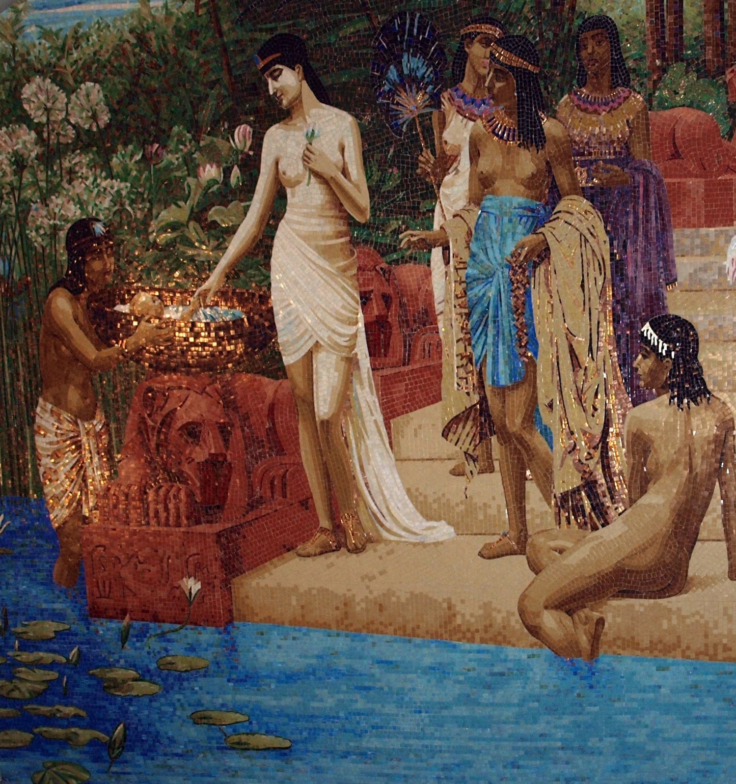 Mosaic Design - The Finding Of Moses