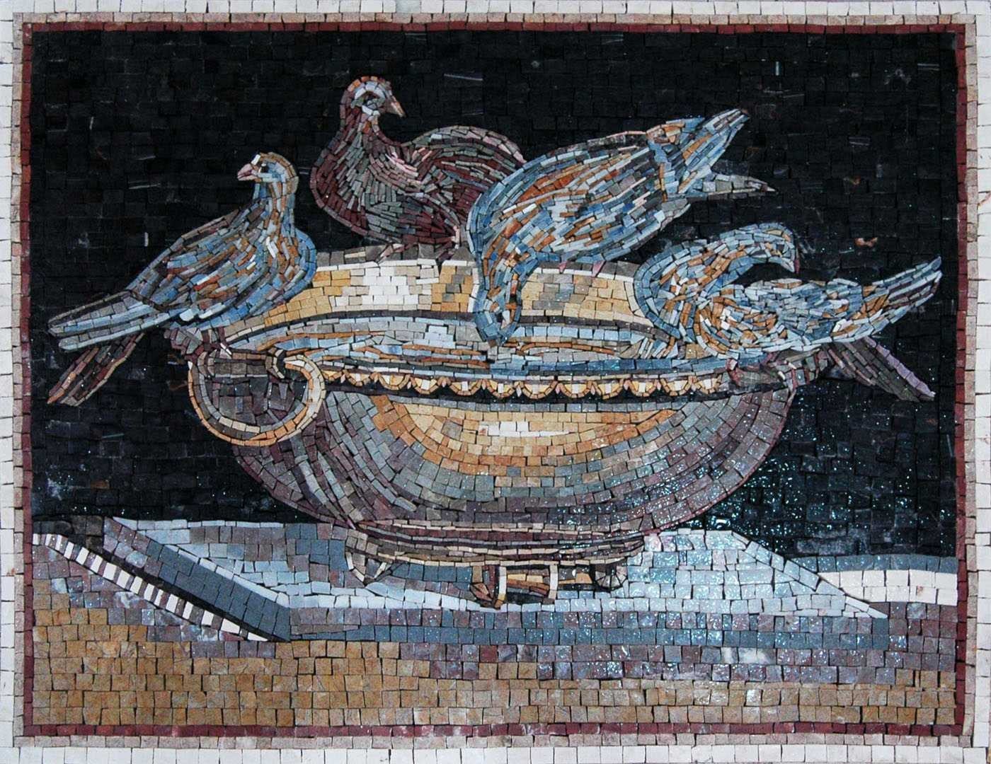 Mosaic Art reproduction- Birds