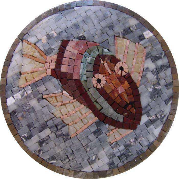 Fish Medallion Mosaic