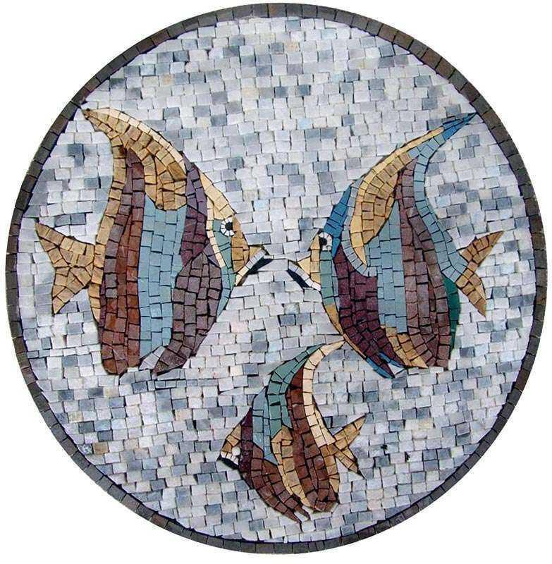 Fish Medallion Mosaic