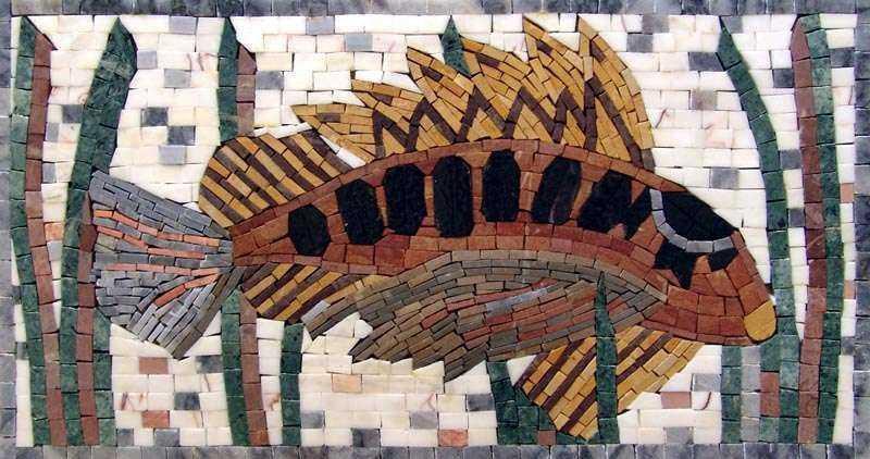 Fish Marble Mosaic