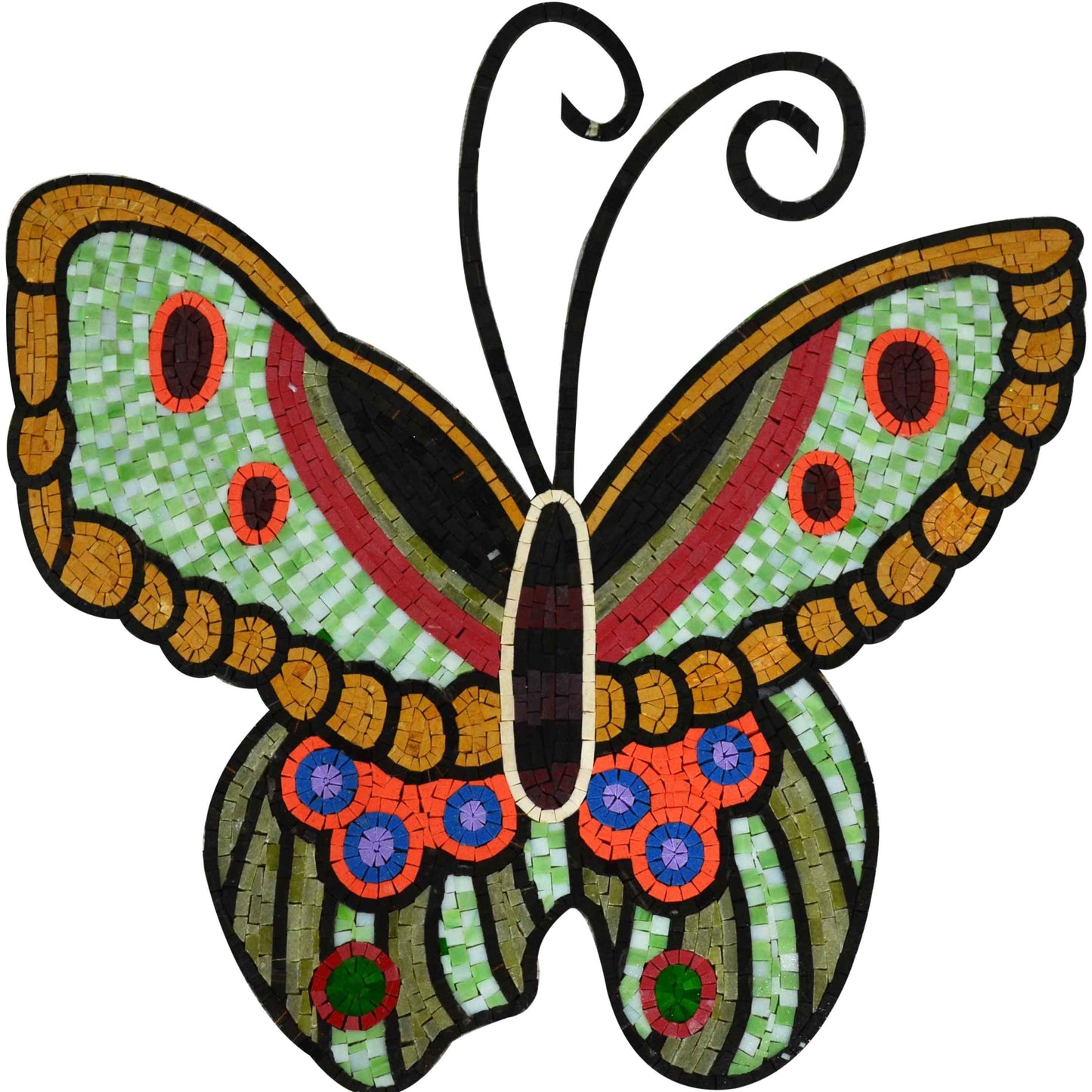 Mosaic Design - Colorful Butterfly