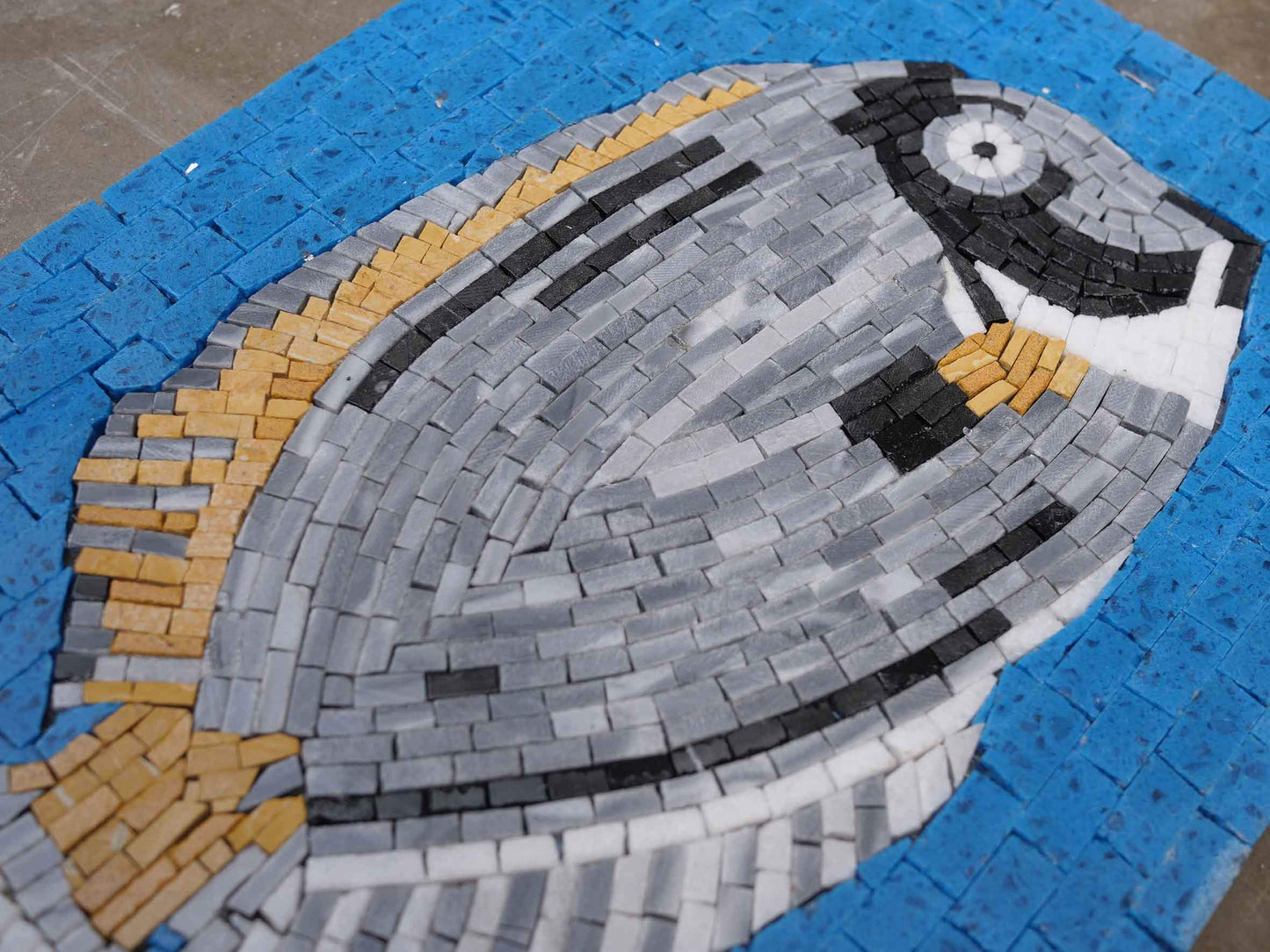 Blue Tang Fish- Mosaic Fish Art