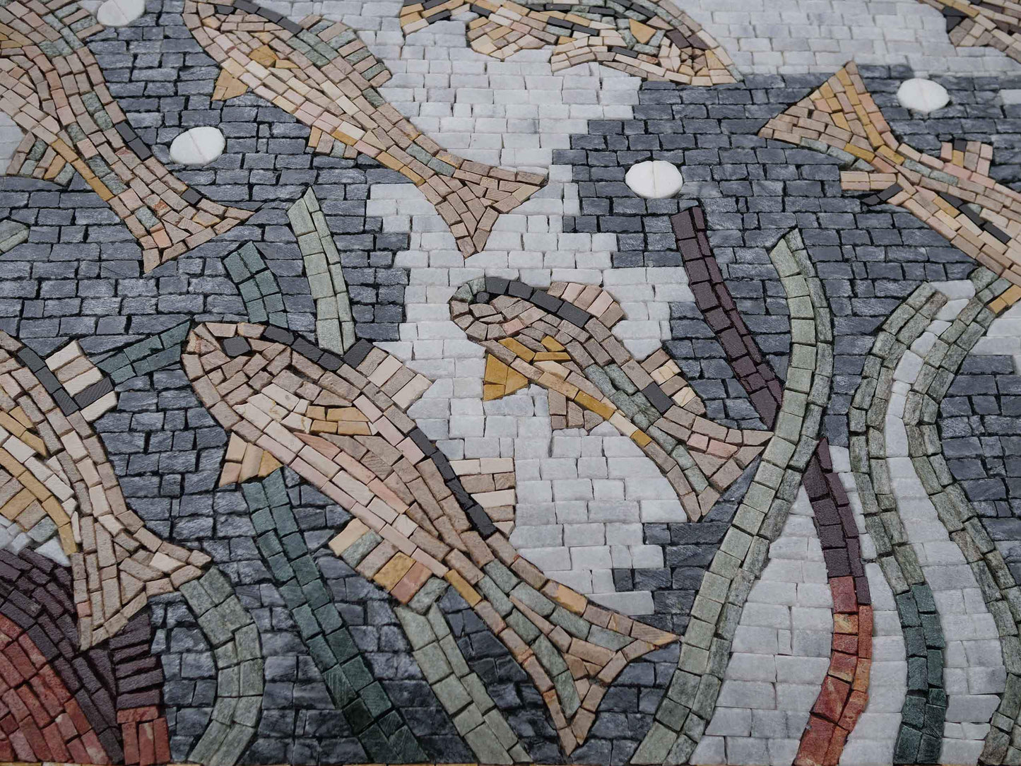 Coral Reef Fish Mosaic Art