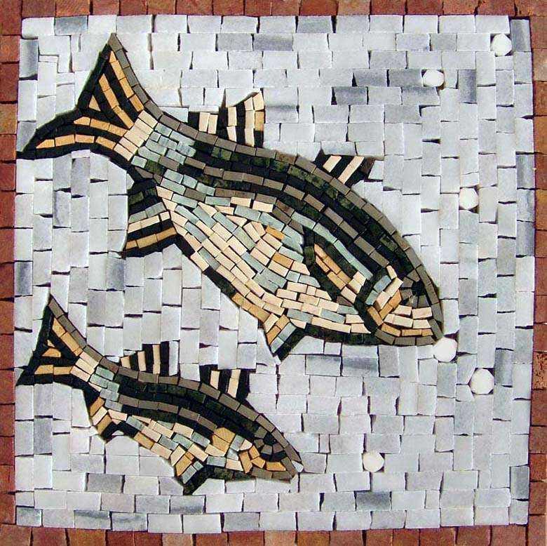 Fish Marble Mosaic