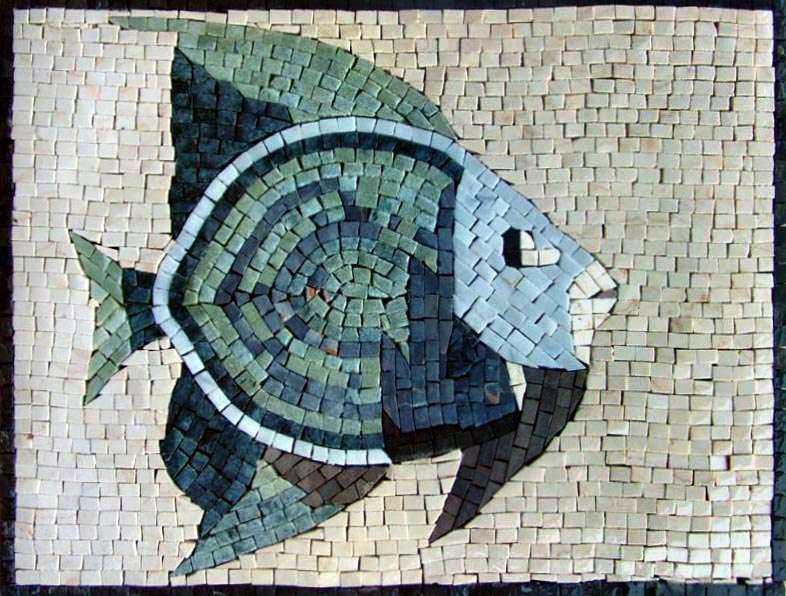 Fish Mosaic Mural