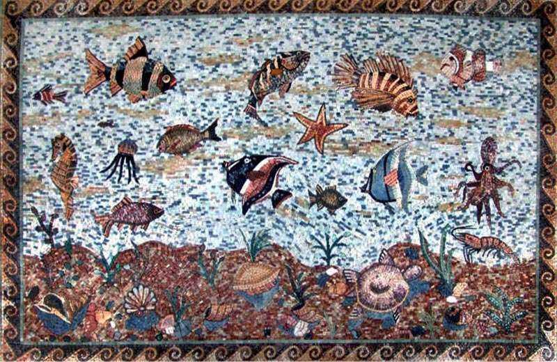 Nautical Marble Mosaic