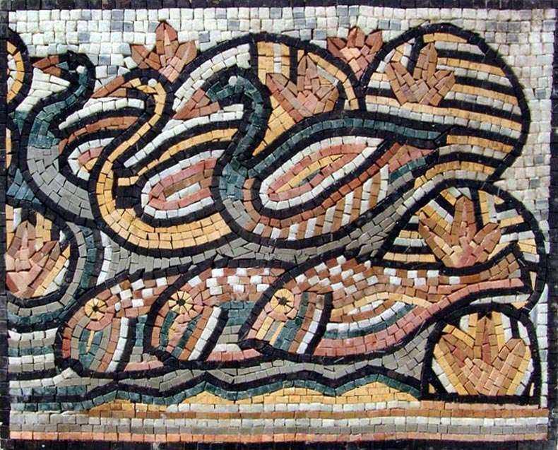 Mosaic Designs - Ducks and Fish
