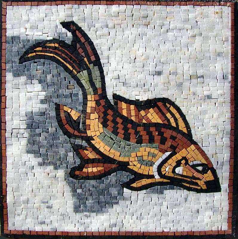 Fish Mosaic Mural
