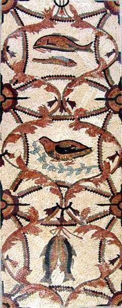 Fish Artistic Design Mosaic