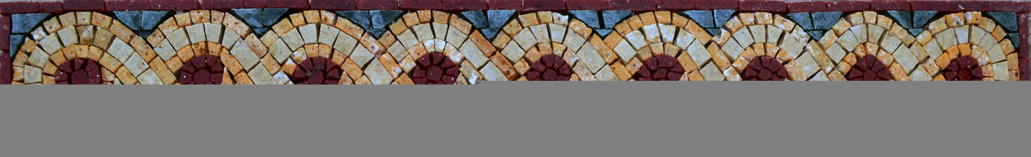 Geometric Mosaic Border - The Rope