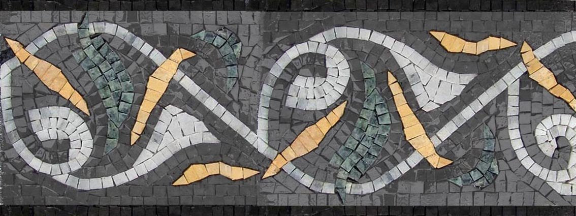 Mosaic Dark Floral Mosaic