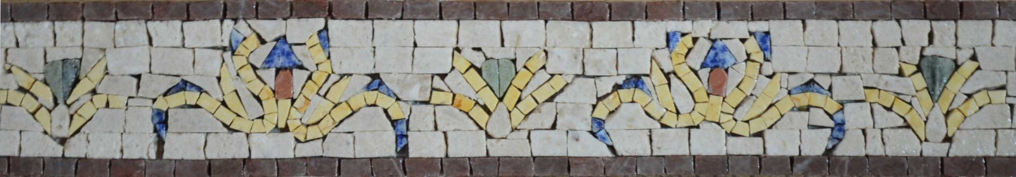 Mosaic Border Art - Romania Arabesque