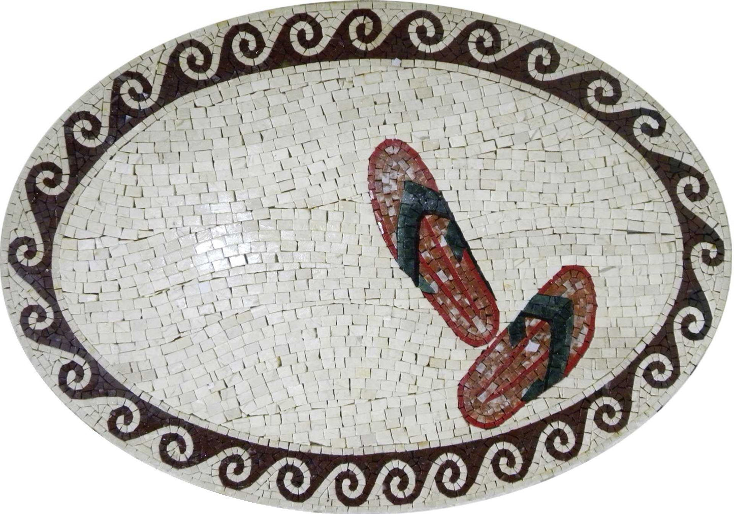 Flip Flop Mat Mosaic Rug