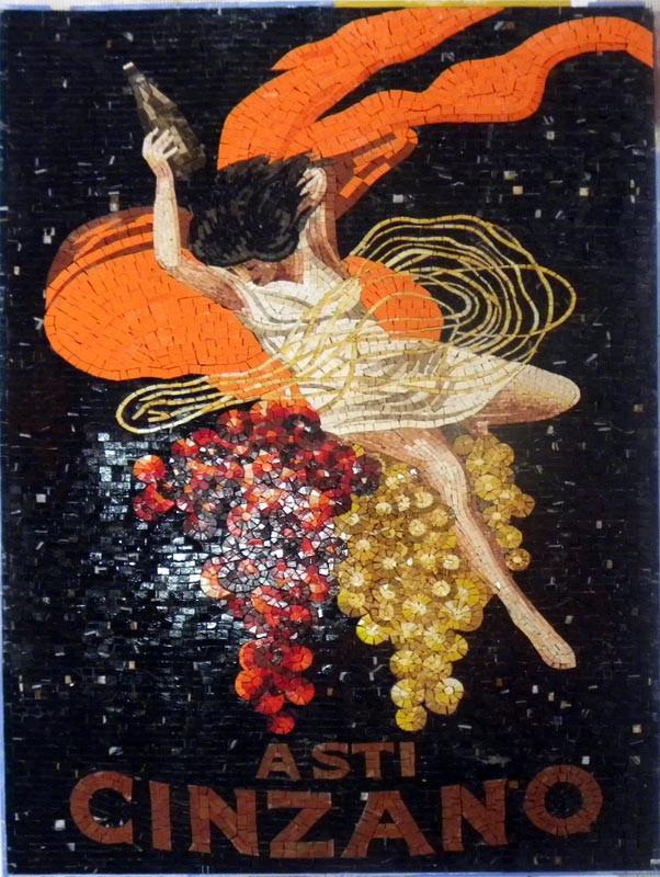 Asti Cinzano Mosaic Art Piece