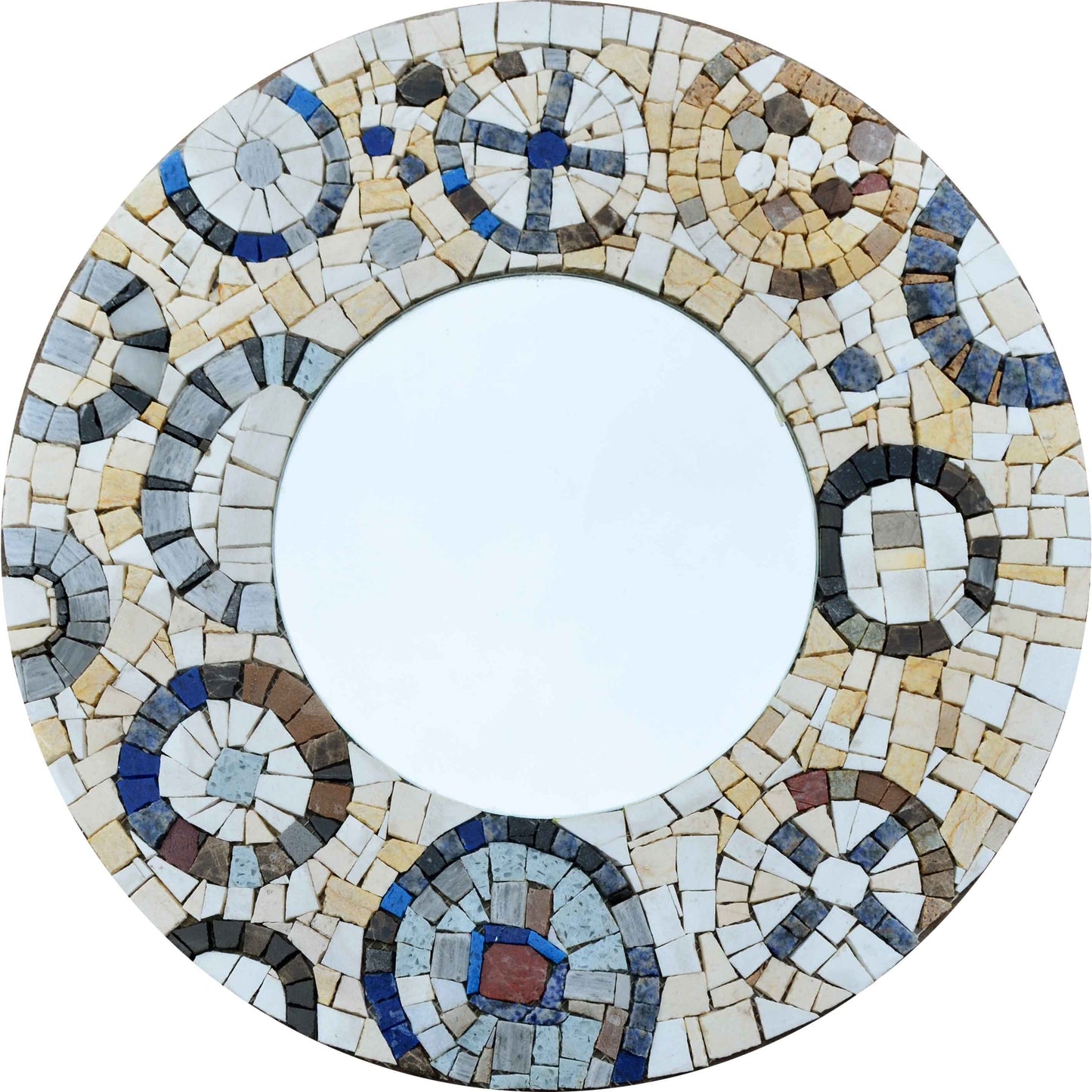 Frame Mirror Center - Mosaic Patterns