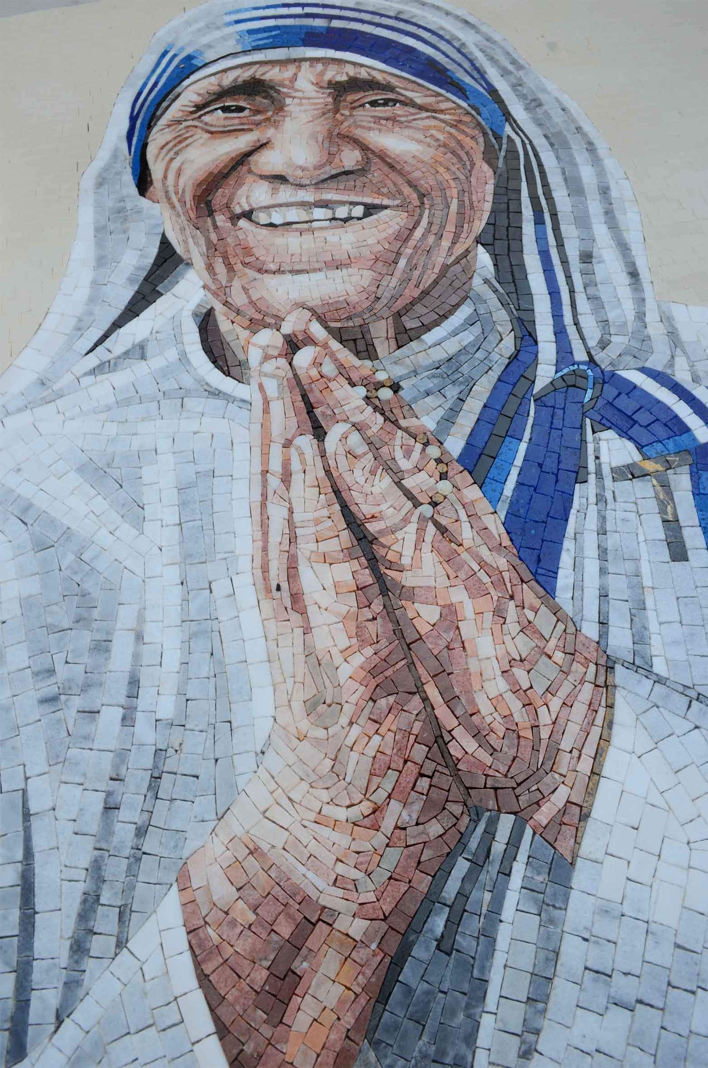 Mosaic Portrait - Mother Theresa