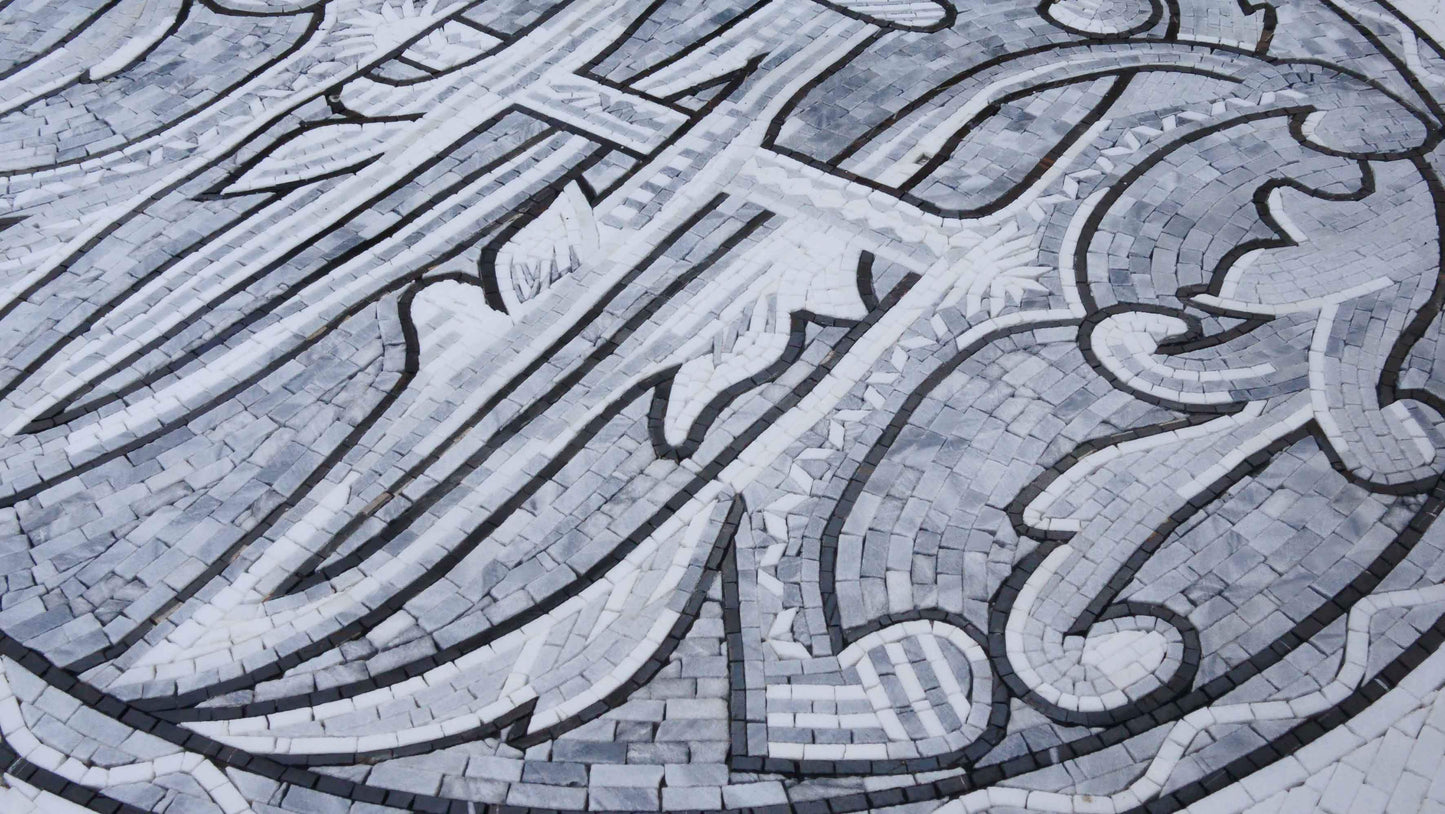 Custom Initials Mosaic Art