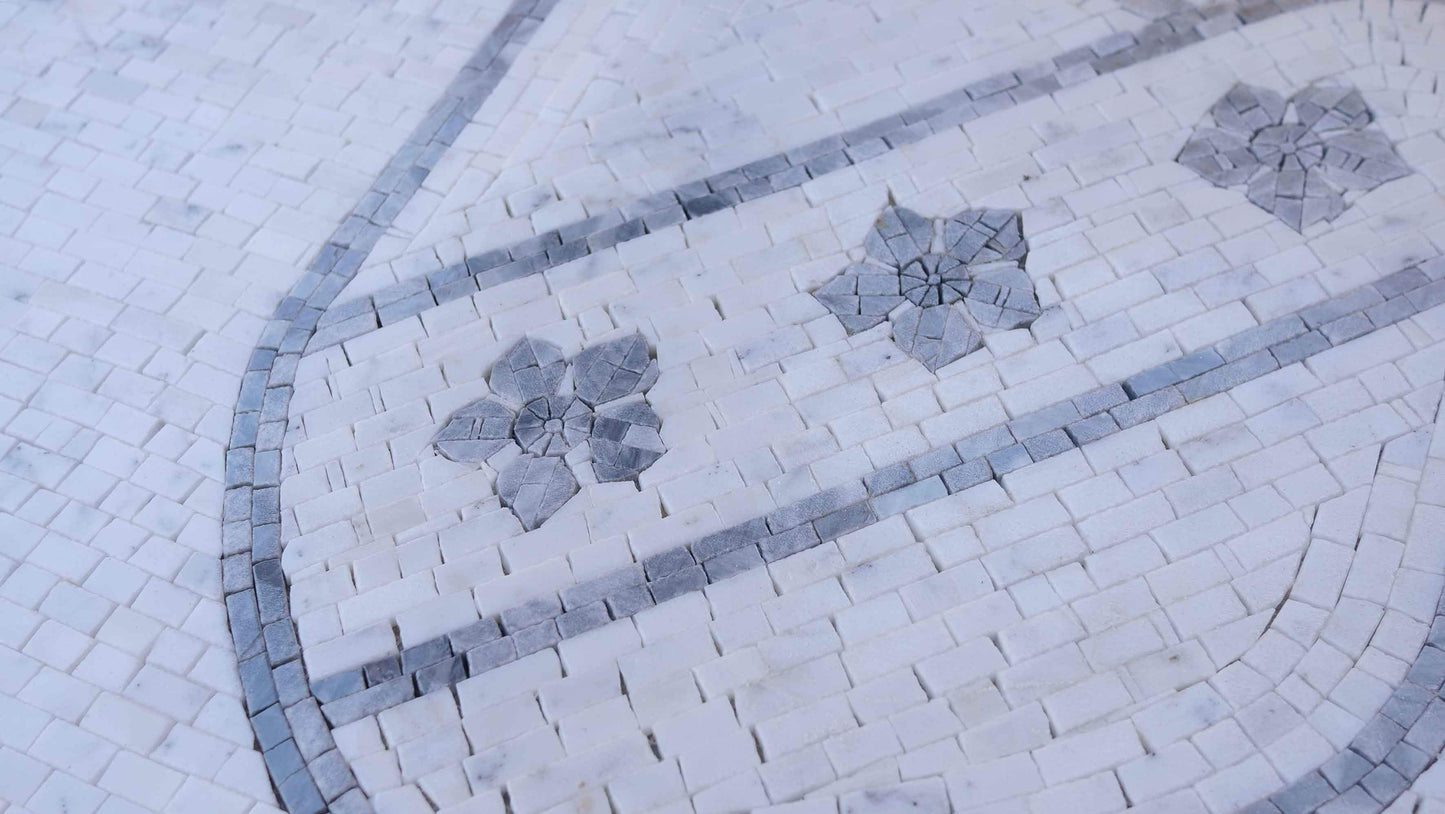 Flower Shield Custom Mosaic