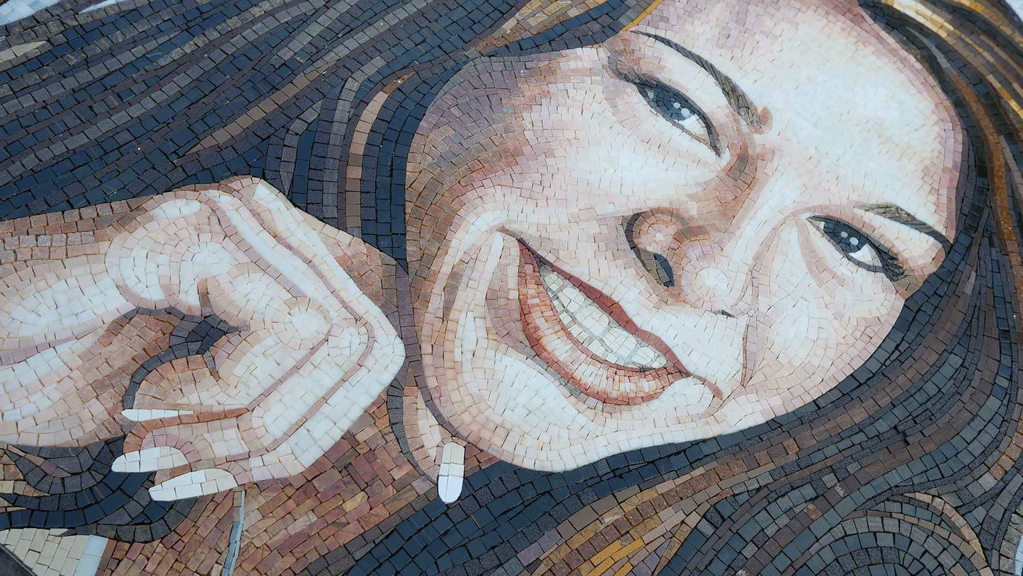 Female Portrait - Custom Mosaic Art