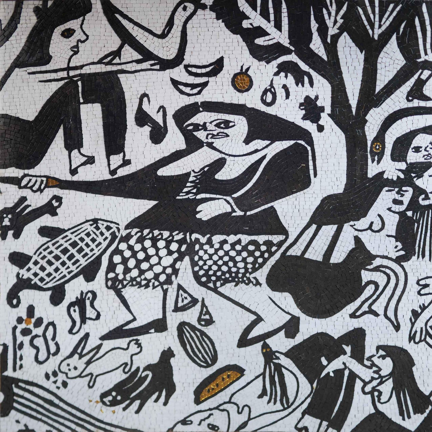 Abstract Mosaic Artwork - Picasso Vibes