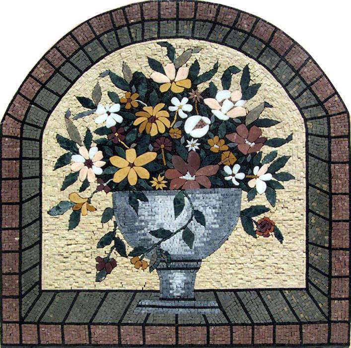 Handmade Floral Arrangement Mosaic