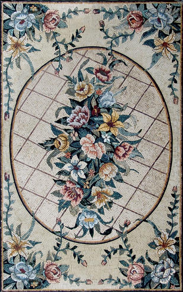 Floral Mosaic Rug