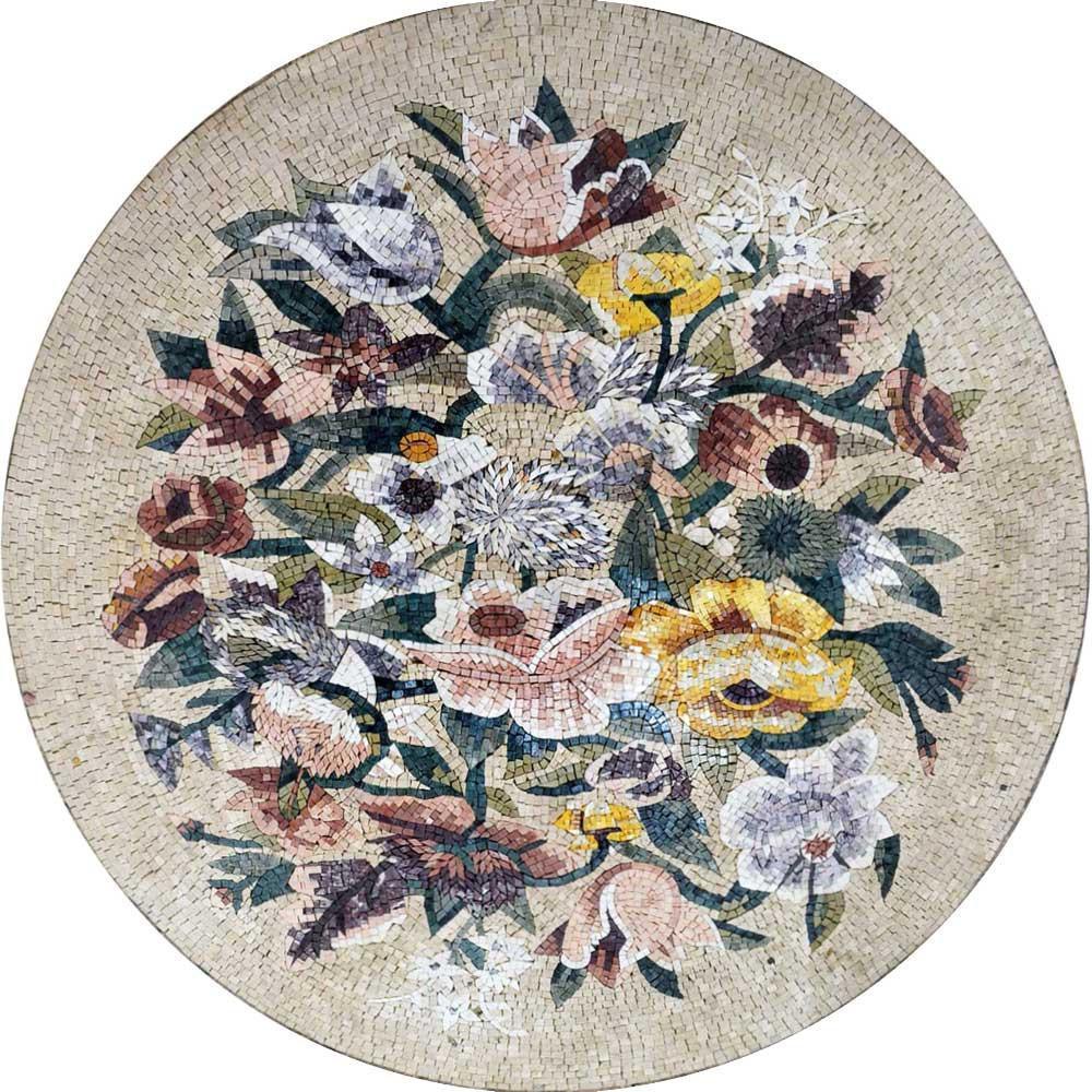 FLoral Mosaic Art - The Assortment Medallion