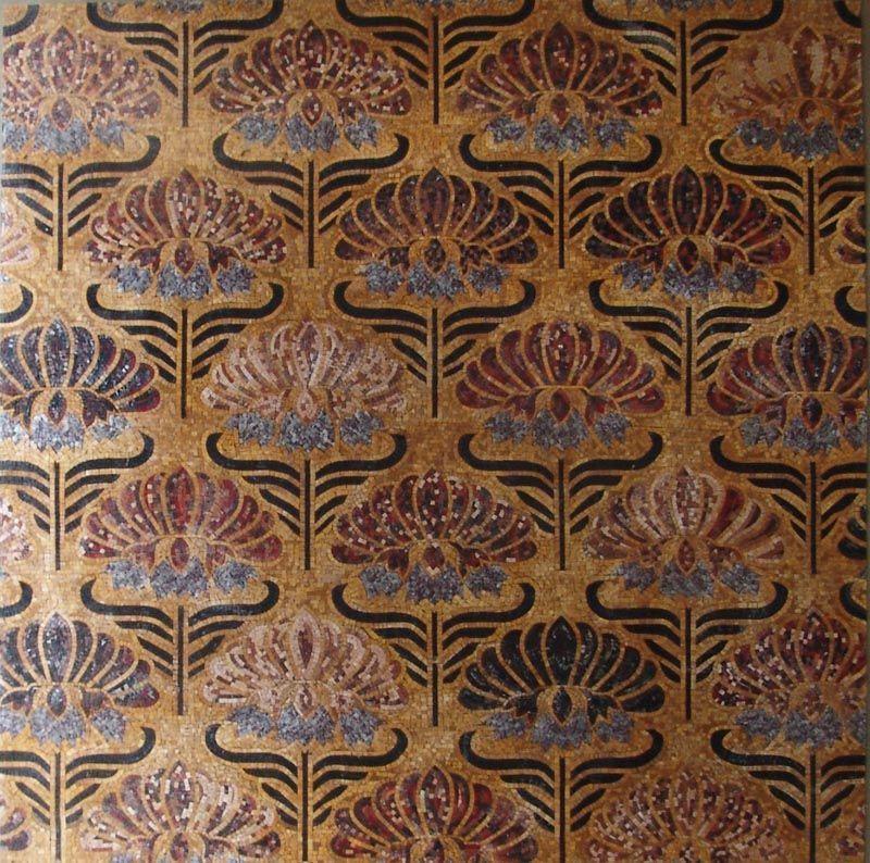 Latice Pattern Geometric Mosaic Wallpaper