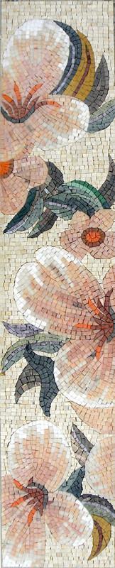 Decorative Mosaic Art - Floral Frieze